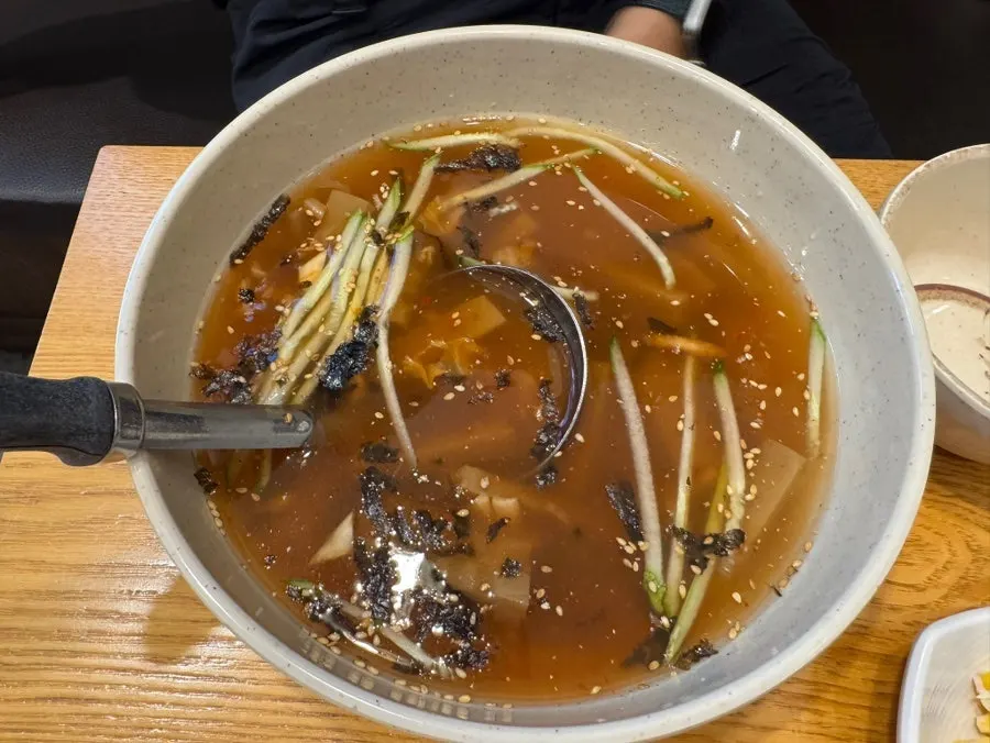 Japchae, mukbap and other side dishes