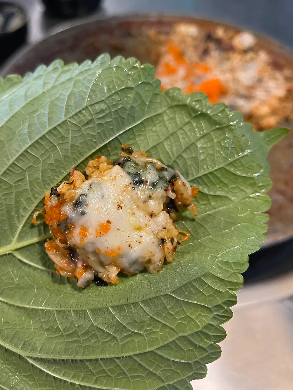쭈꾸미 삼겹살과 치즈 볶음밥 마무리 한 상