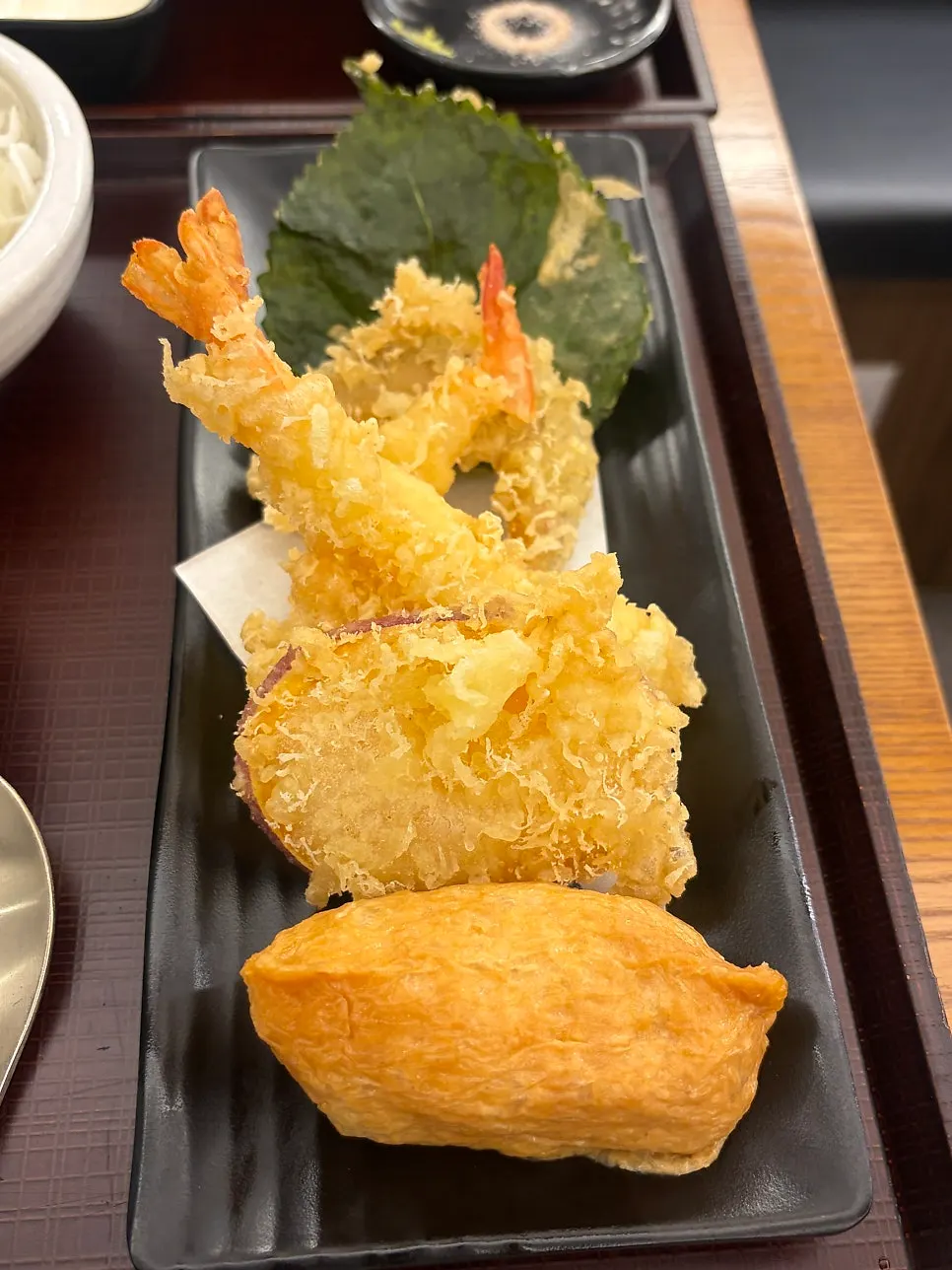 Toriten bukkake udon with extra tempura