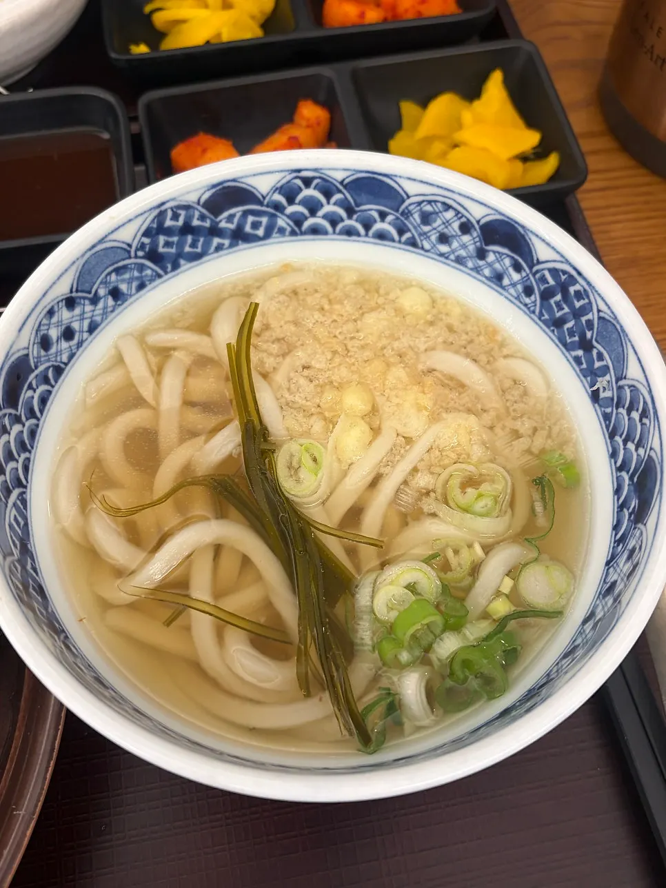 Fresh pork loin handmade tonkatsu and extra hot udon