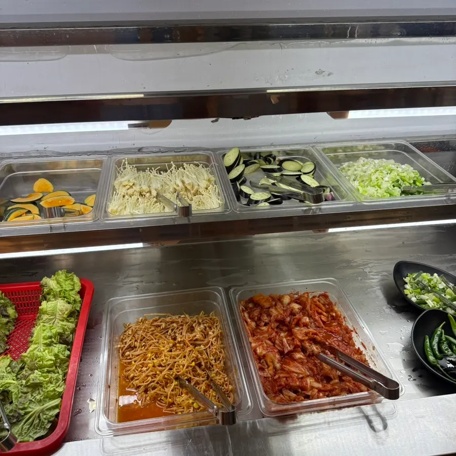 Menu listing beef and pork makchang
