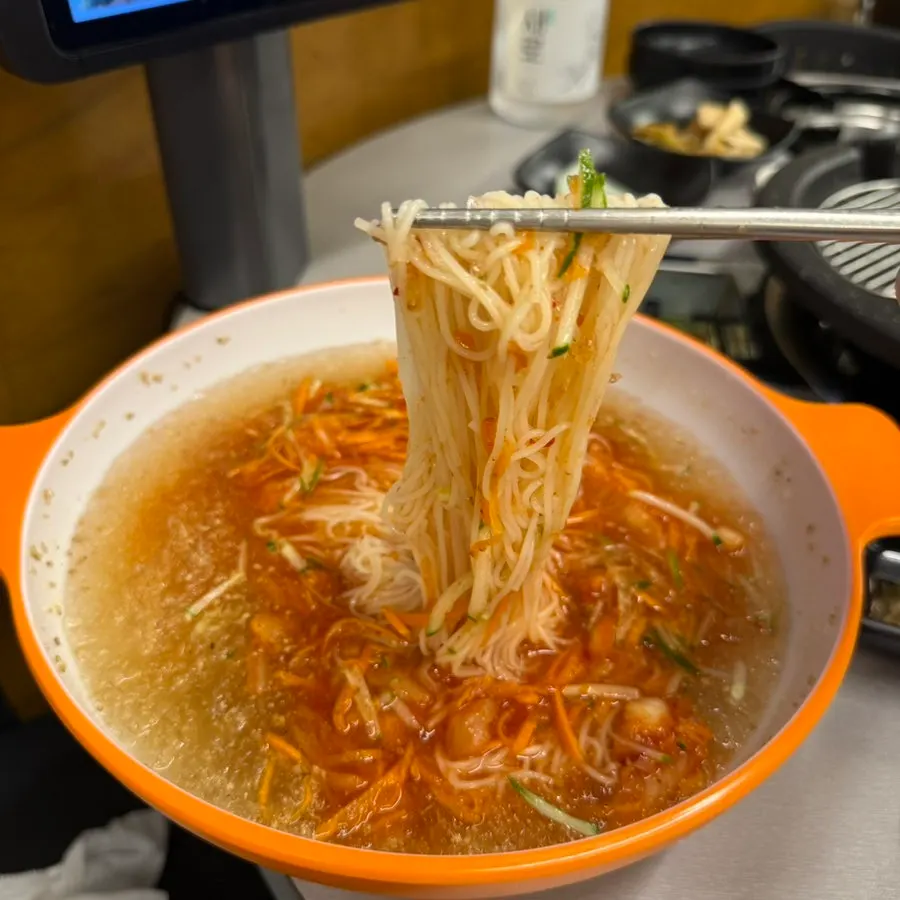 Kimchi mari guksu side dish