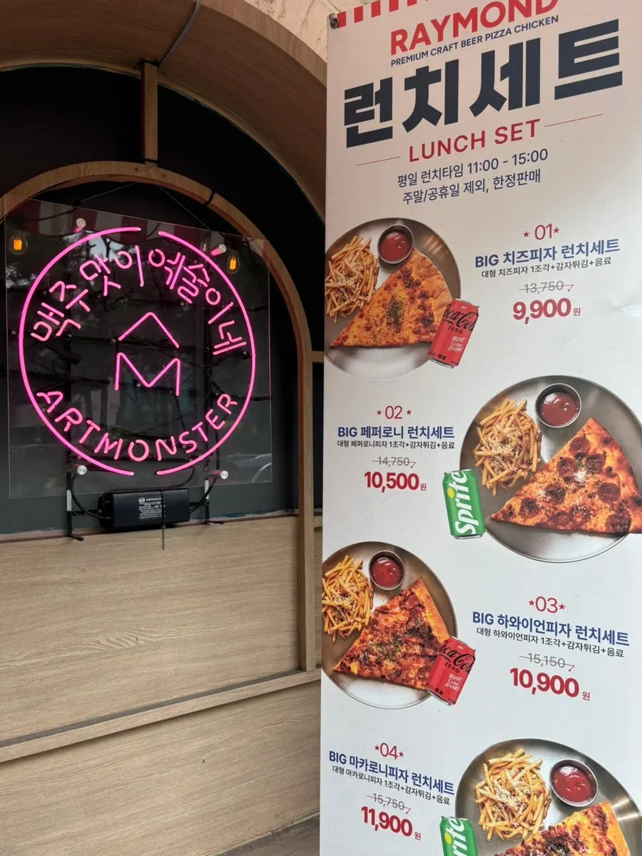 Information on ordering pizza slices