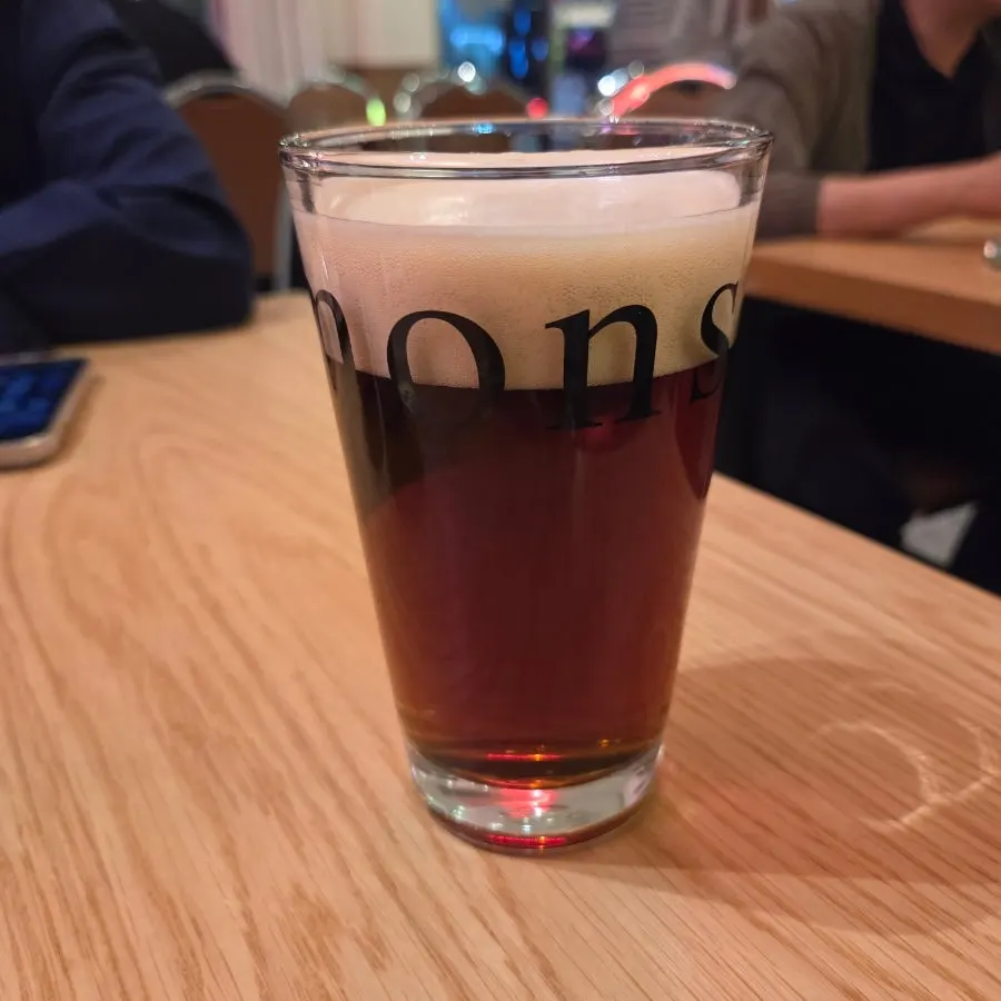 First glass ordered: 400ml Vienna lager
