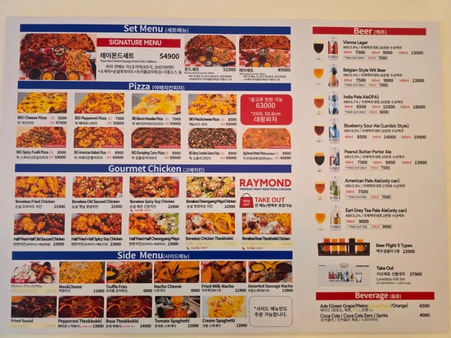 Information on craft beer available for takeaway