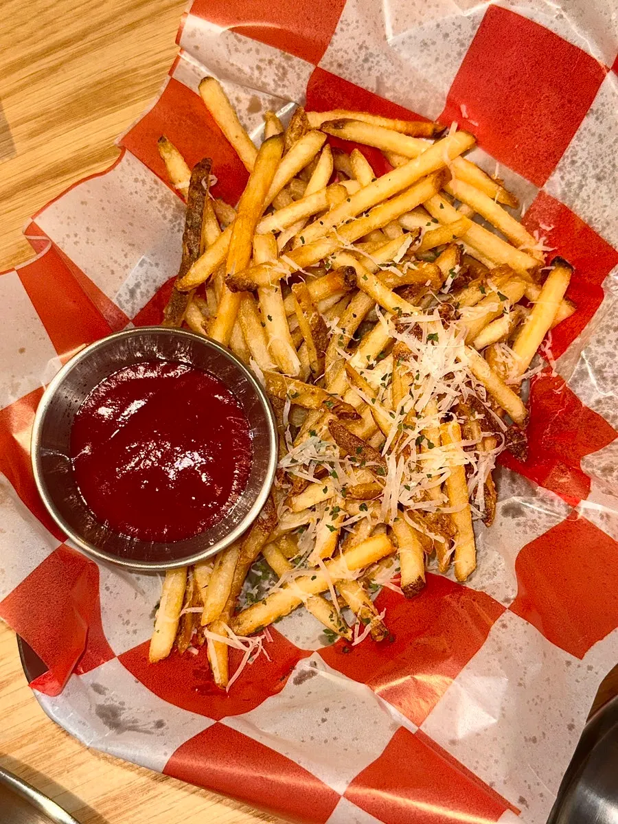Added truffle fries