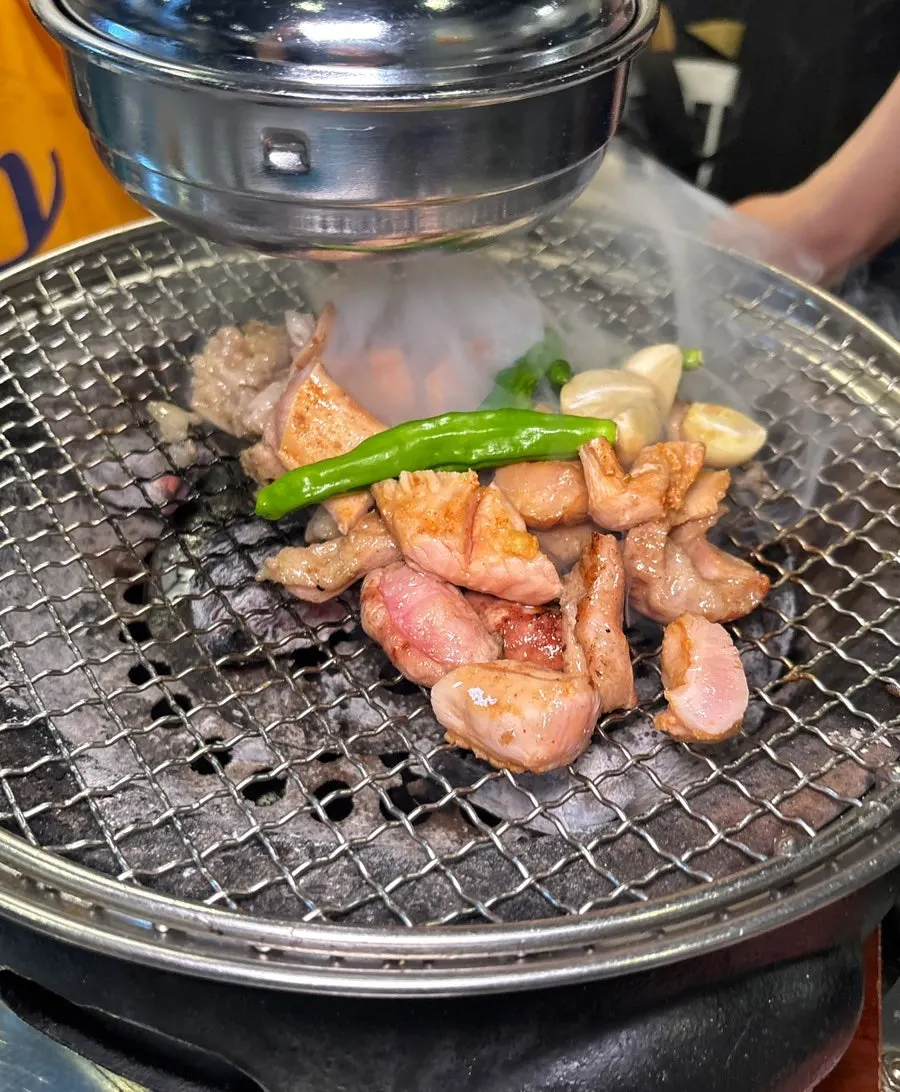 양대창 막창 우삼겹이 담긴 모둠구이 3인분