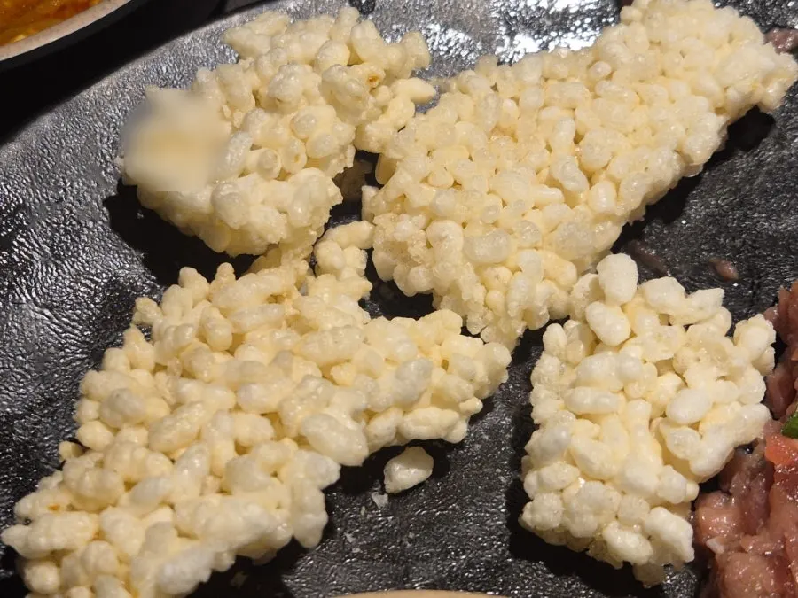 Close-up of well-seasoned yukhoe