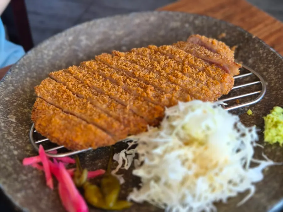 후라토식당 규카츠 정식 한 상 차림