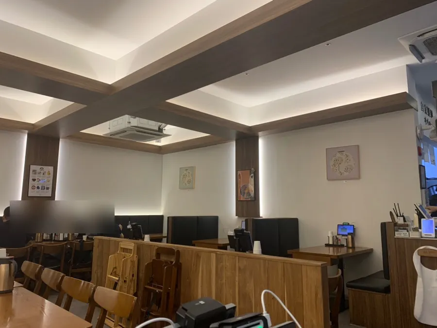 Seating inside Kosi Isu Branch