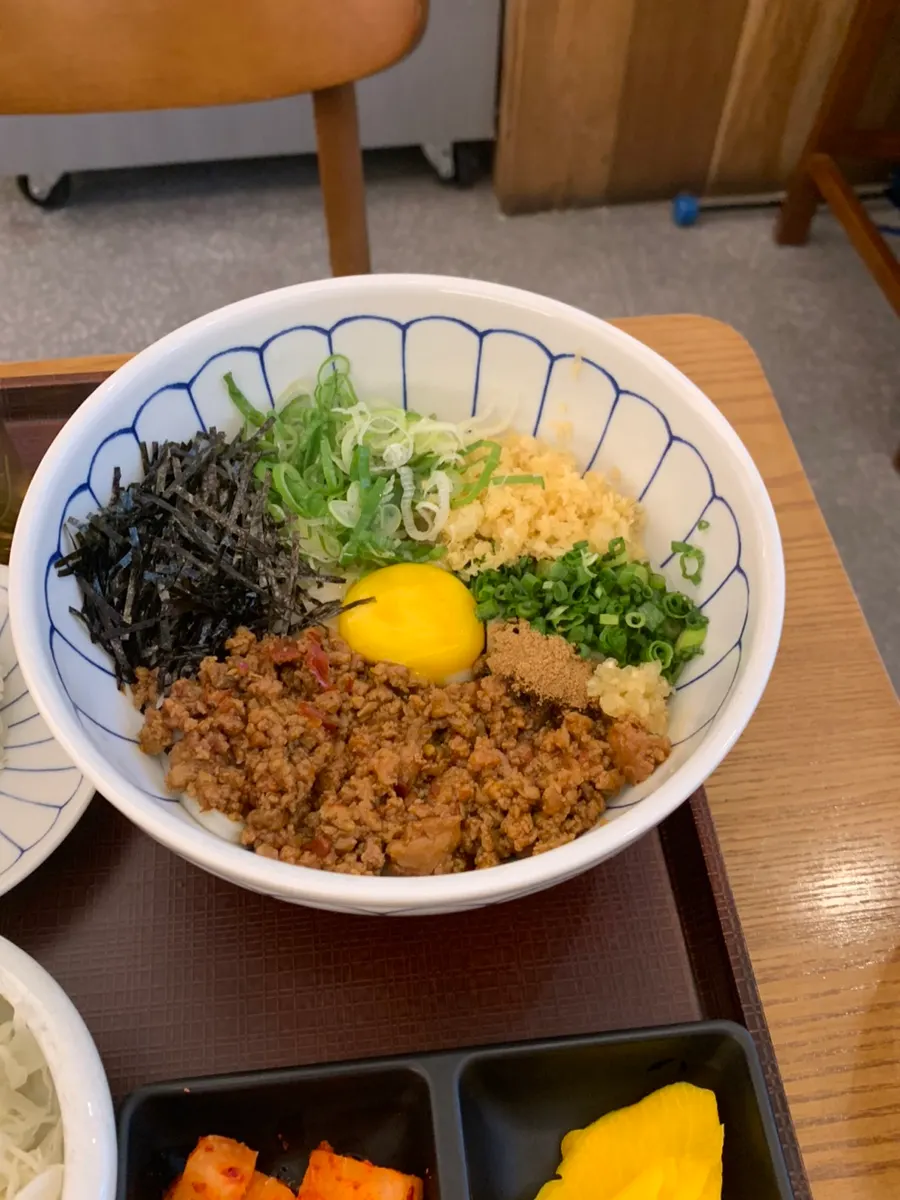 A bowl of mazesoba udon at Kosi Isu Branch