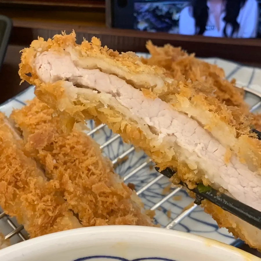 The regular tonkatsu that was ordered