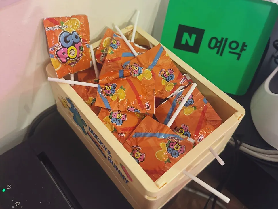 Candy placed at the checkout counter