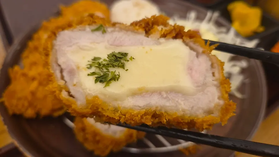 Cold udon and tonkatsu at Kosi Isu Branch