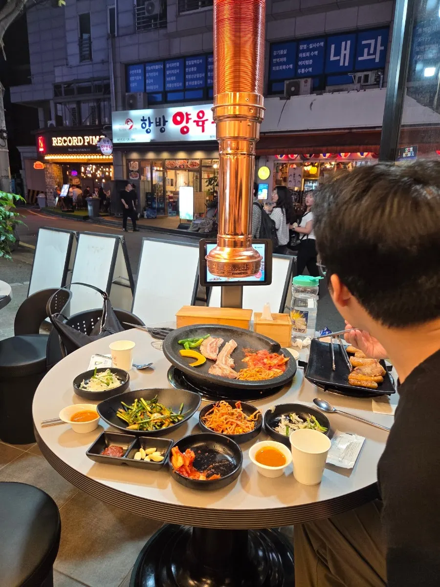 노릇하게 구워진 막창
