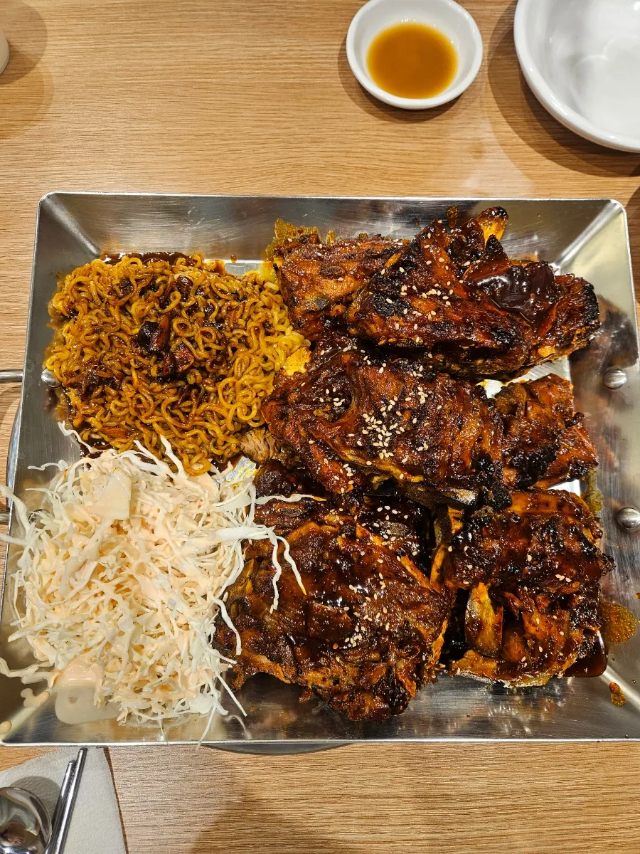 Grilled bones enjoyed with complimentary broth