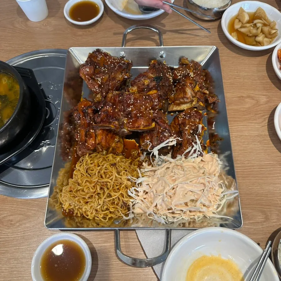 직화뼈구이 중 사이즈 메뉴
