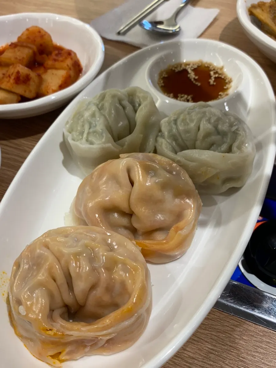 Plate of king mandu half-and-half side dish
