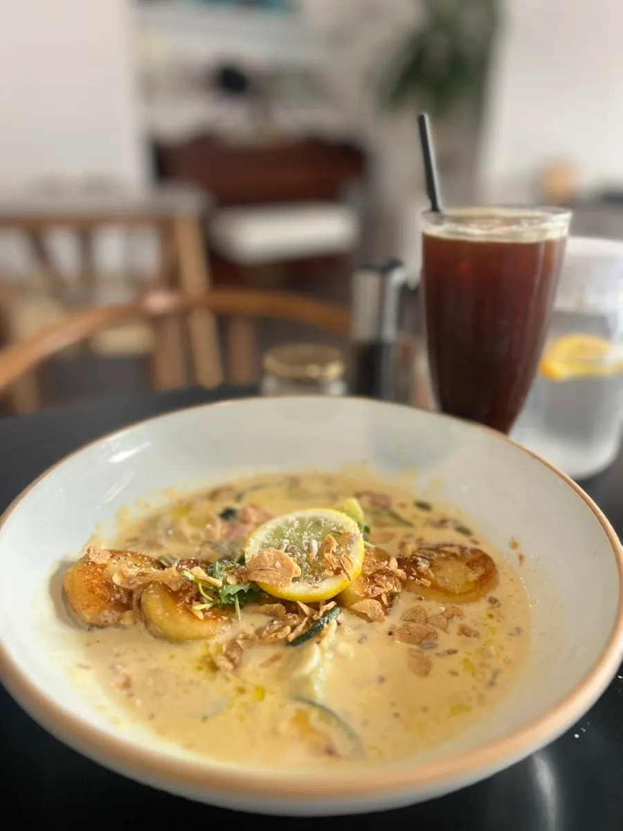 Crisp potato gnocchi
