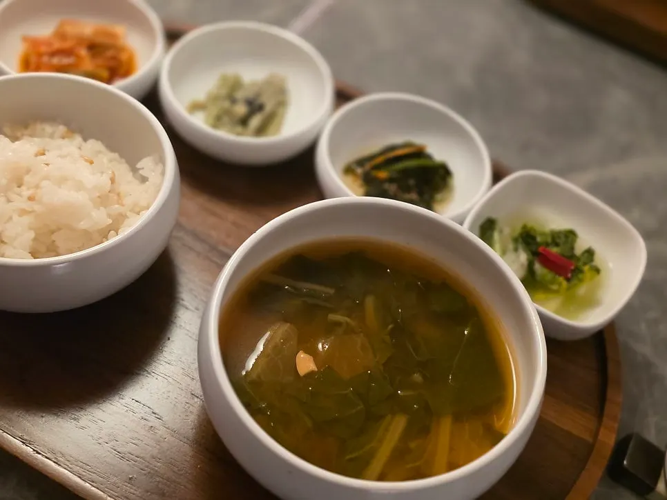 우드 트레이 메인 한상