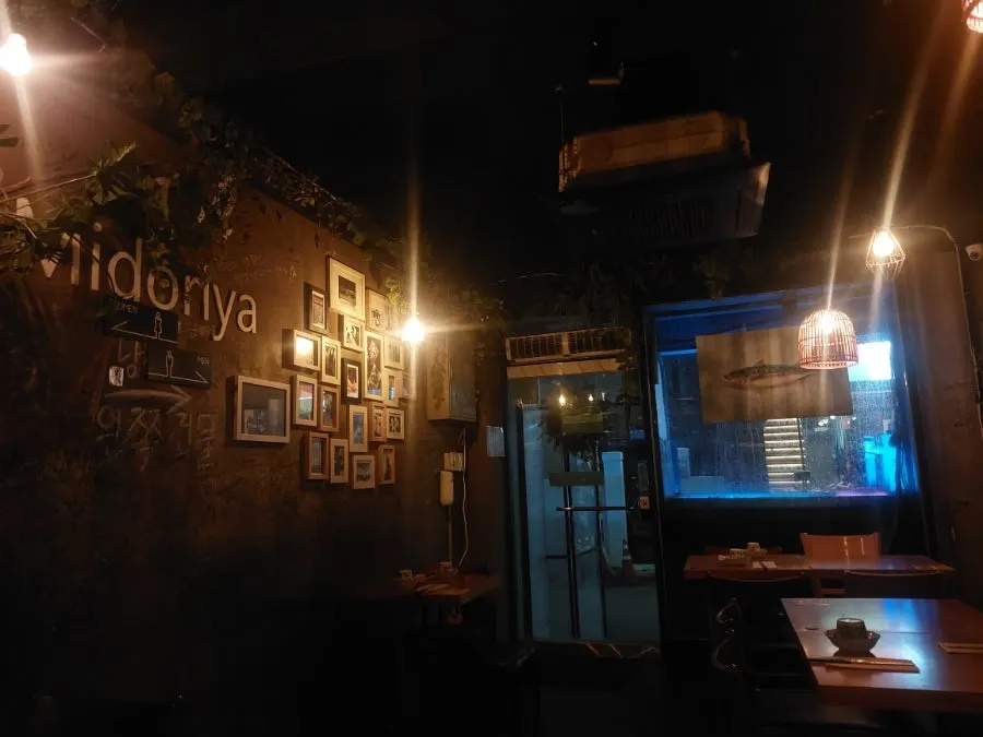 조용히 대화하기 좋은 미도리야 좌석