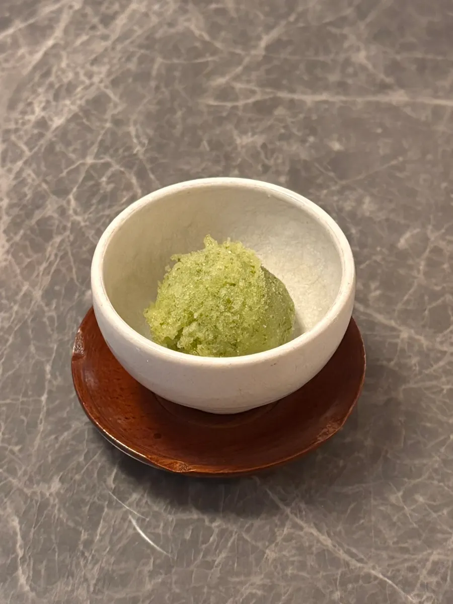 디저트 깻잎소르베