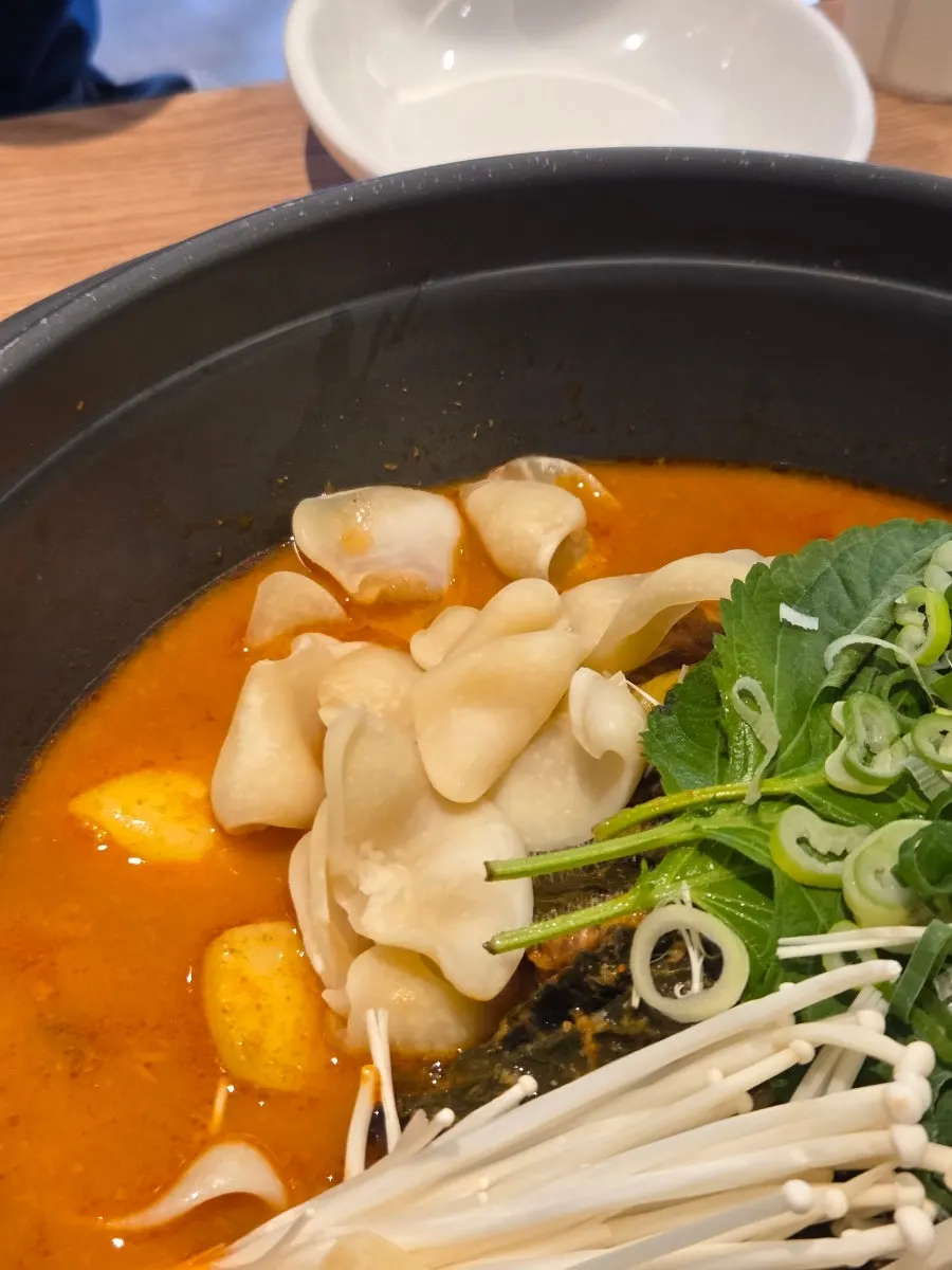 누리마을감자탕 차림