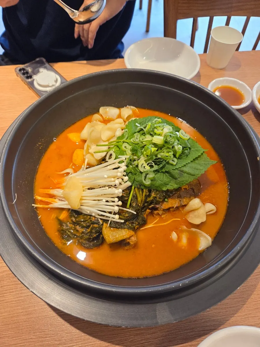 시래기가 들어간 누리감자탕