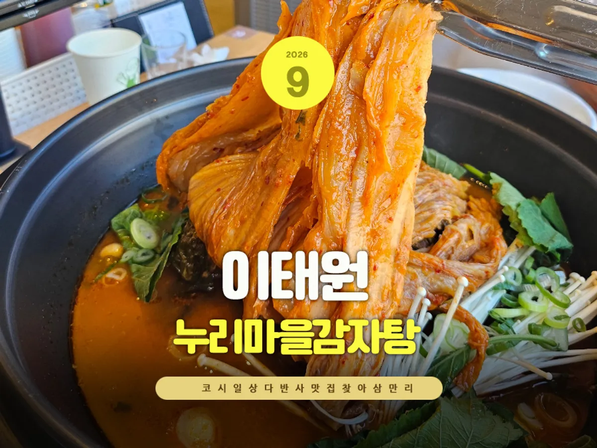 누리마을감자탕 이태원점 묵은지감자탕 대표 사진