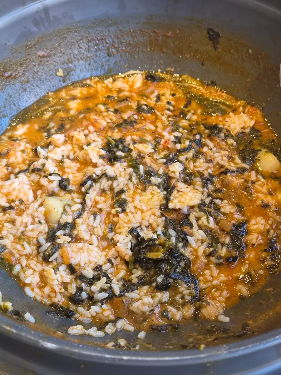 Ingredients for two servings of self-fried rice