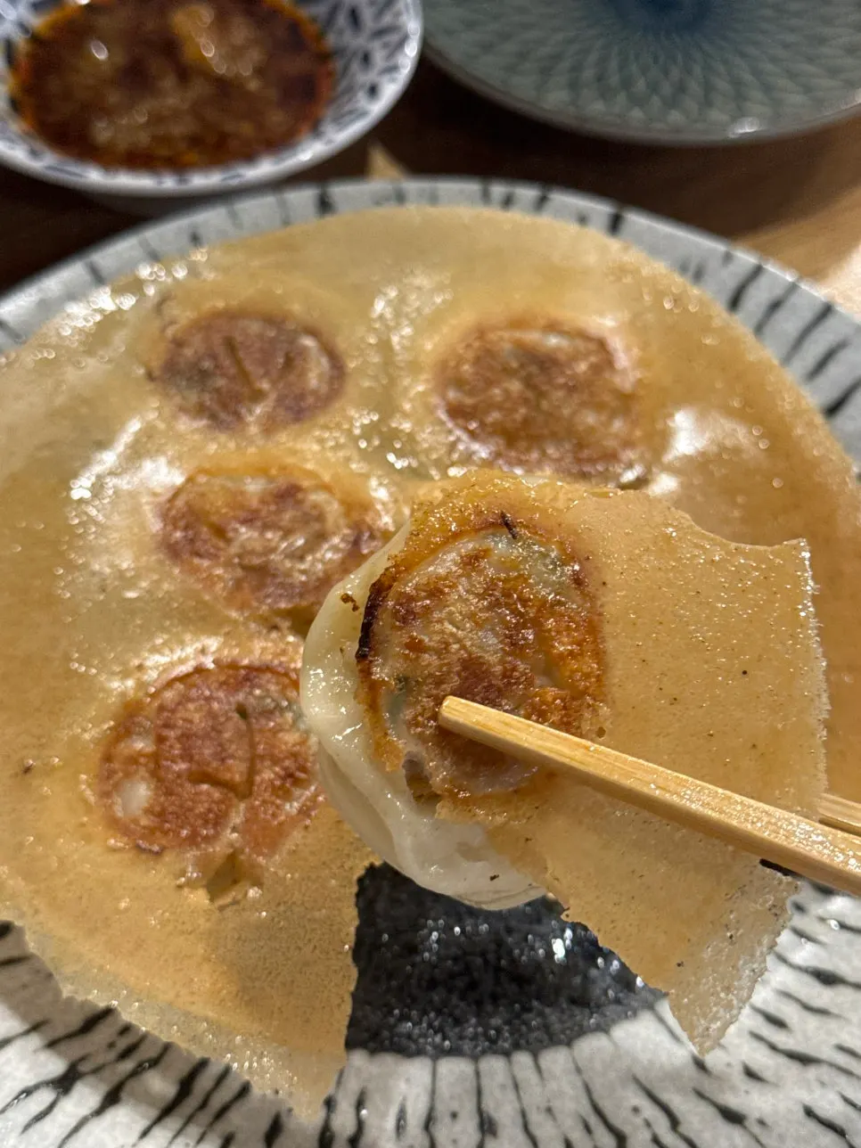 한입 크기로 나온 교자