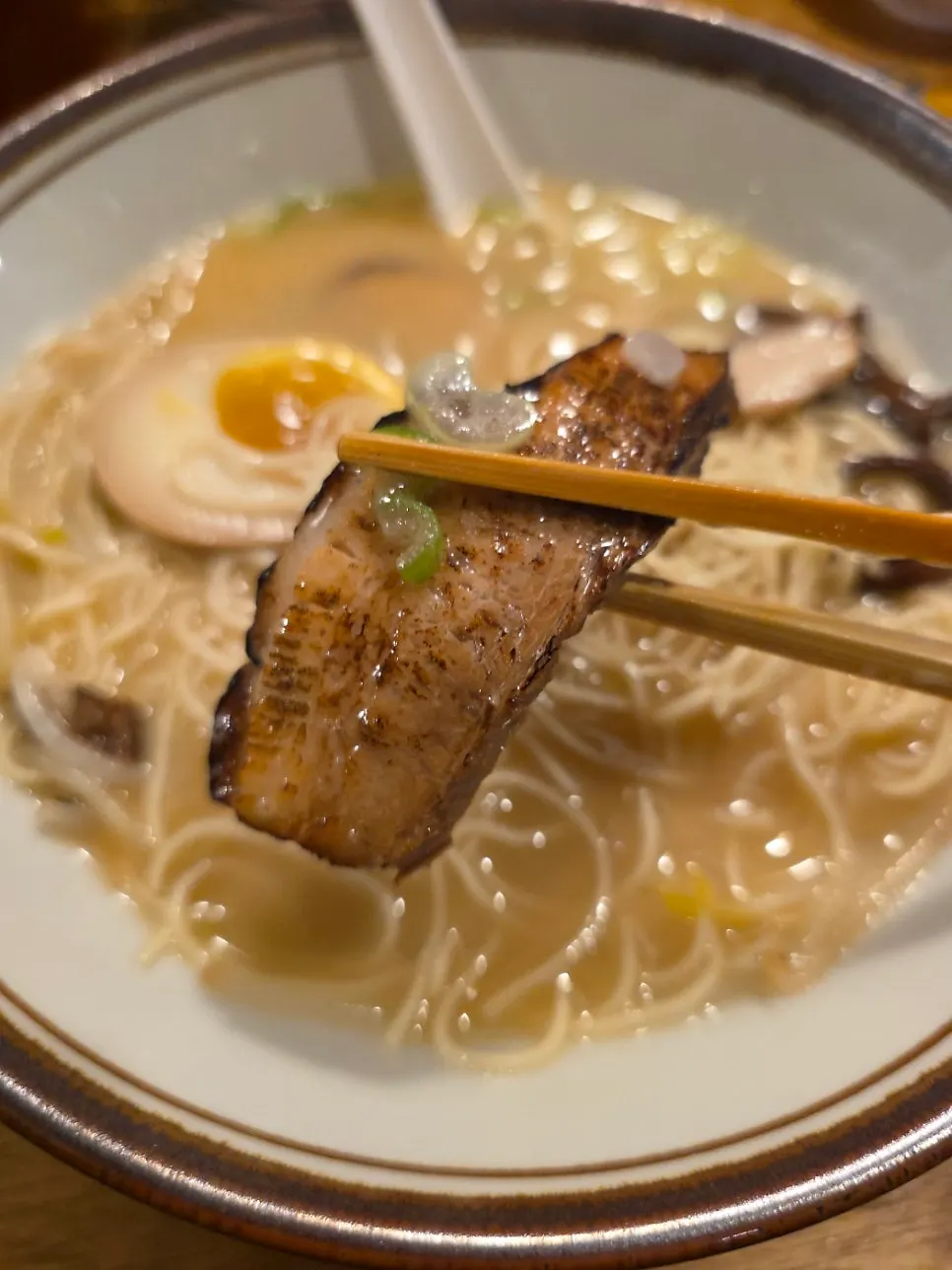 Tonkotsu ramen and mazesoba
