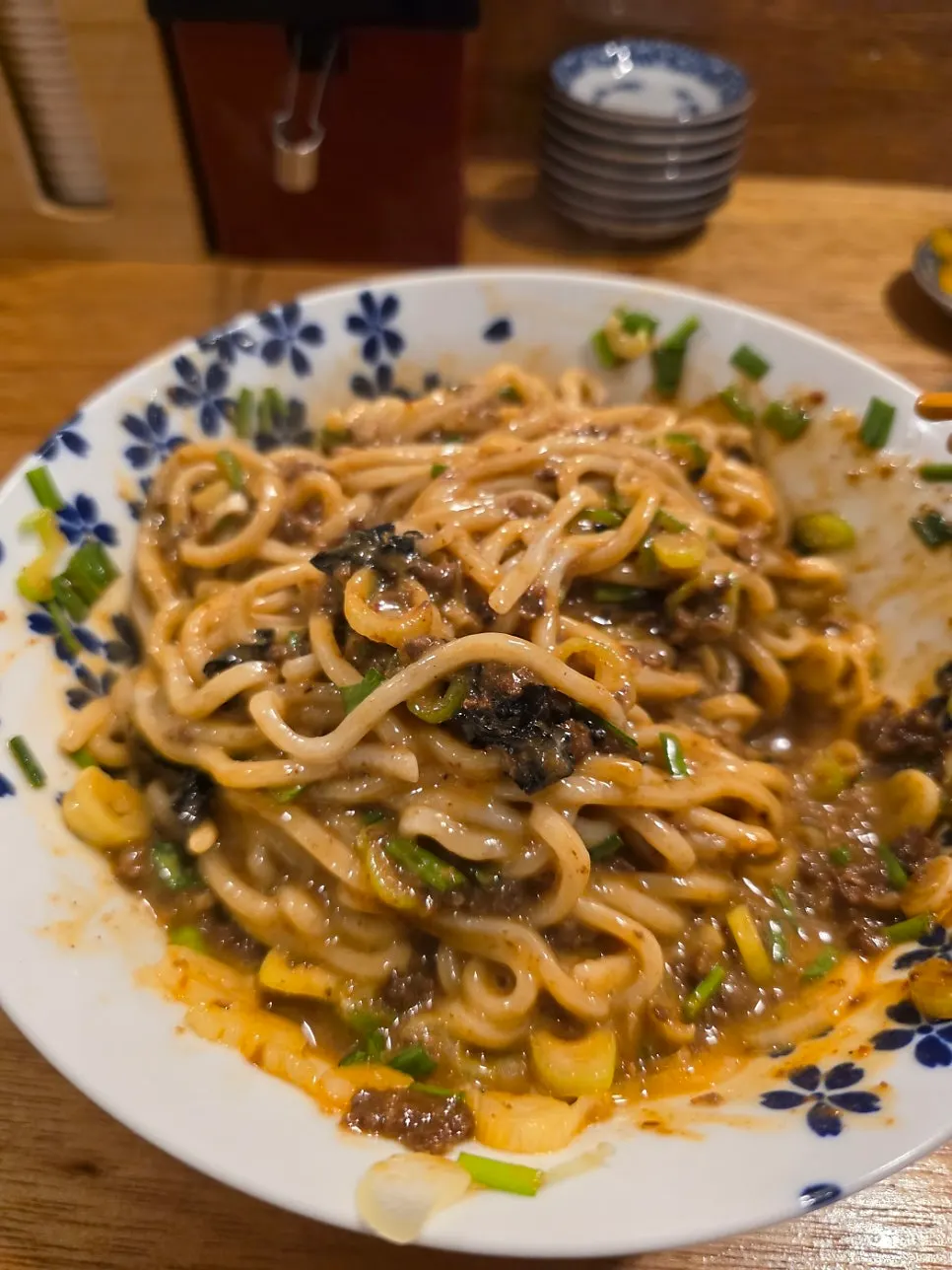Tonkotsu ramen with rich broth