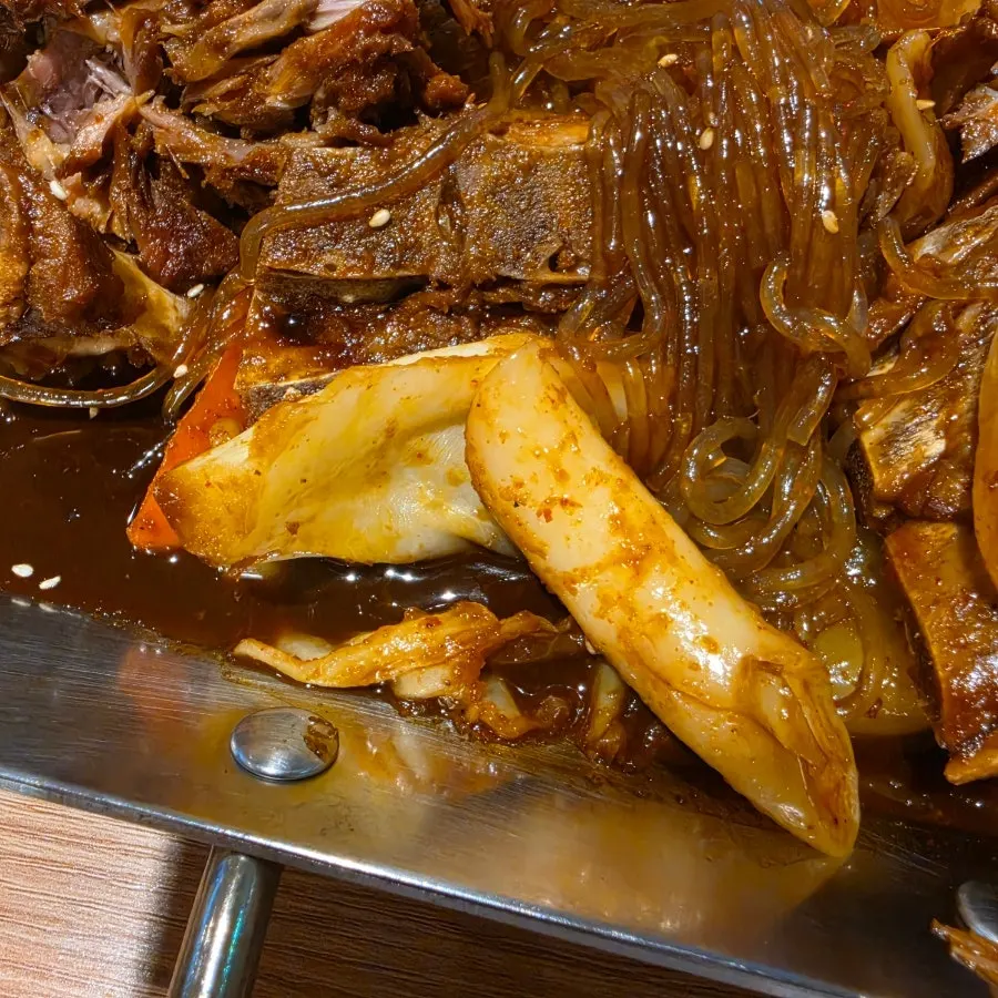 양념을 머금은 당면사리