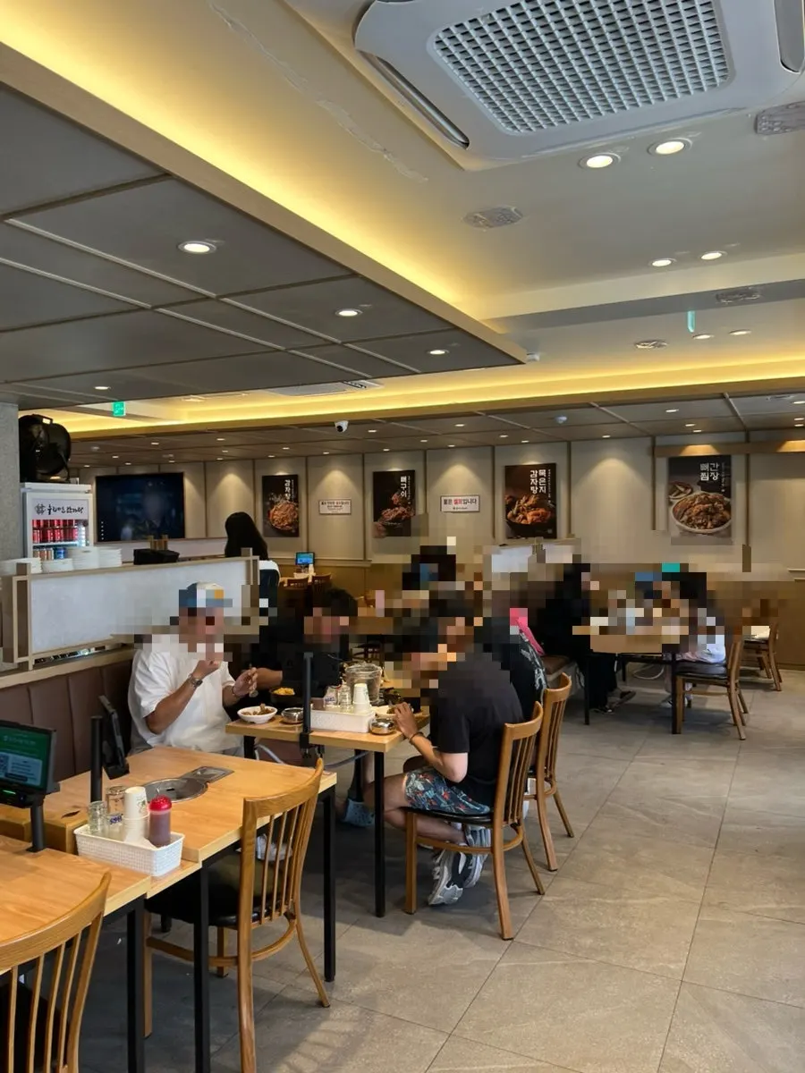 Spacious dining hall with plenty of seating