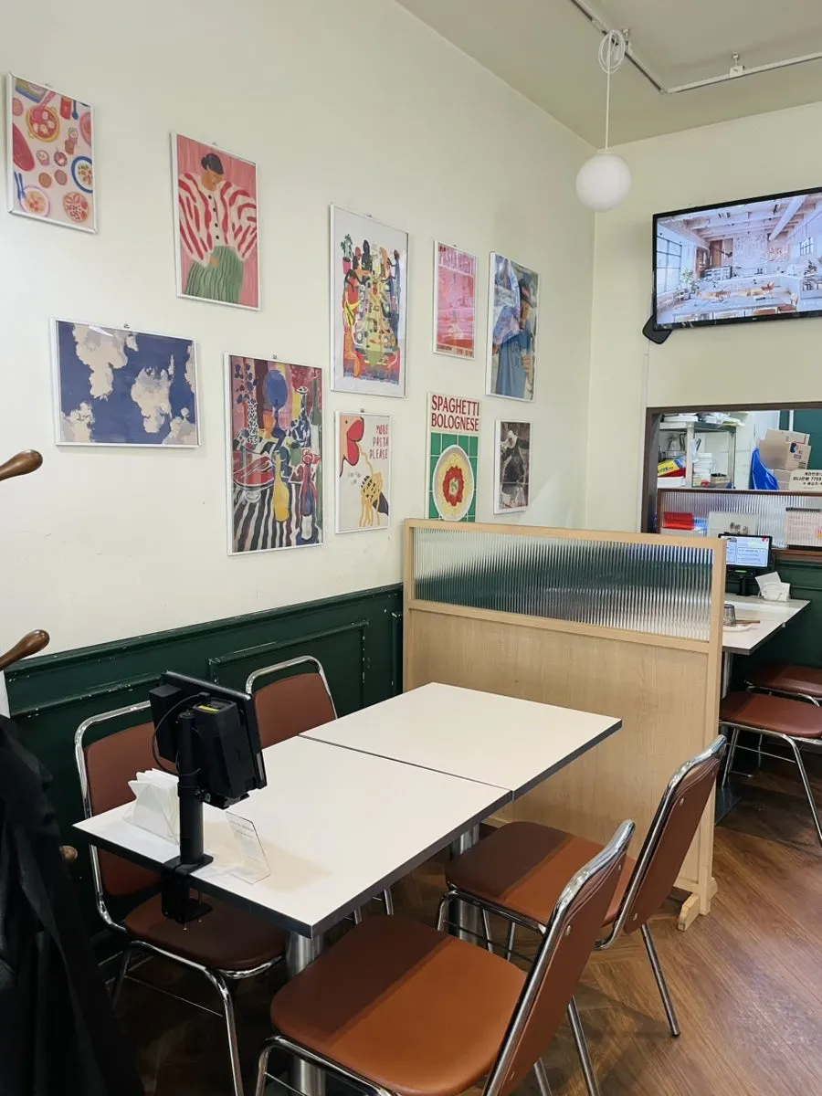 Sign for the monthly 5th-of-the-month 50% off dine-in event