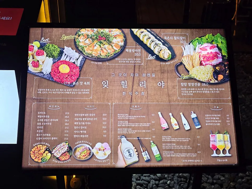 Yeonnam-dong evening street seen through the window