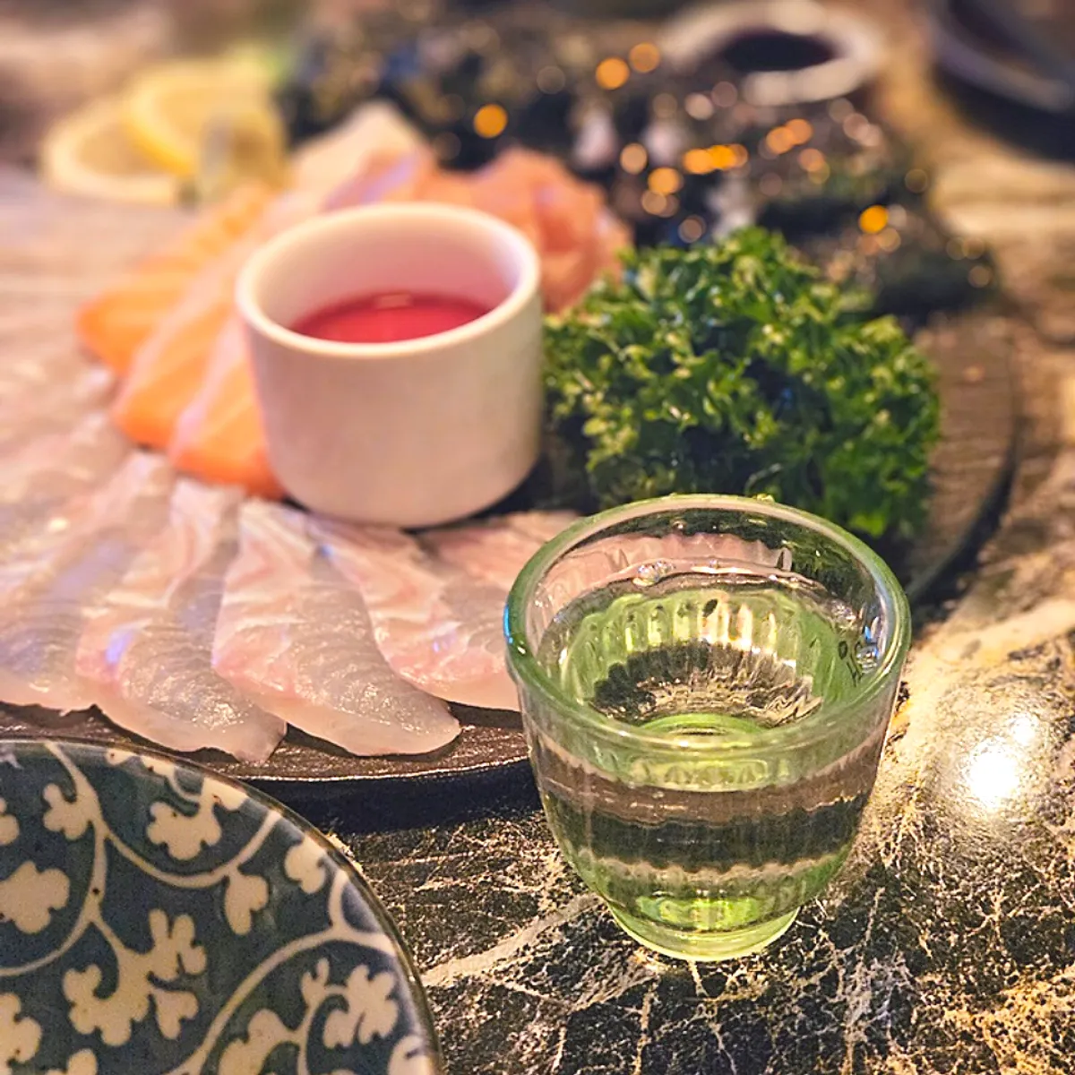 Interior atmosphere of the basement-level Ito izakaya