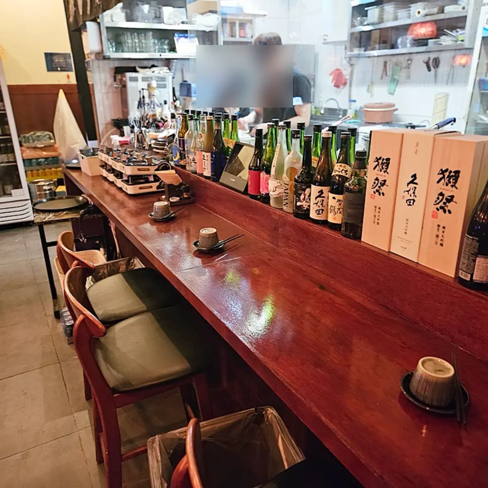Solo-friendly bar seating at Ito