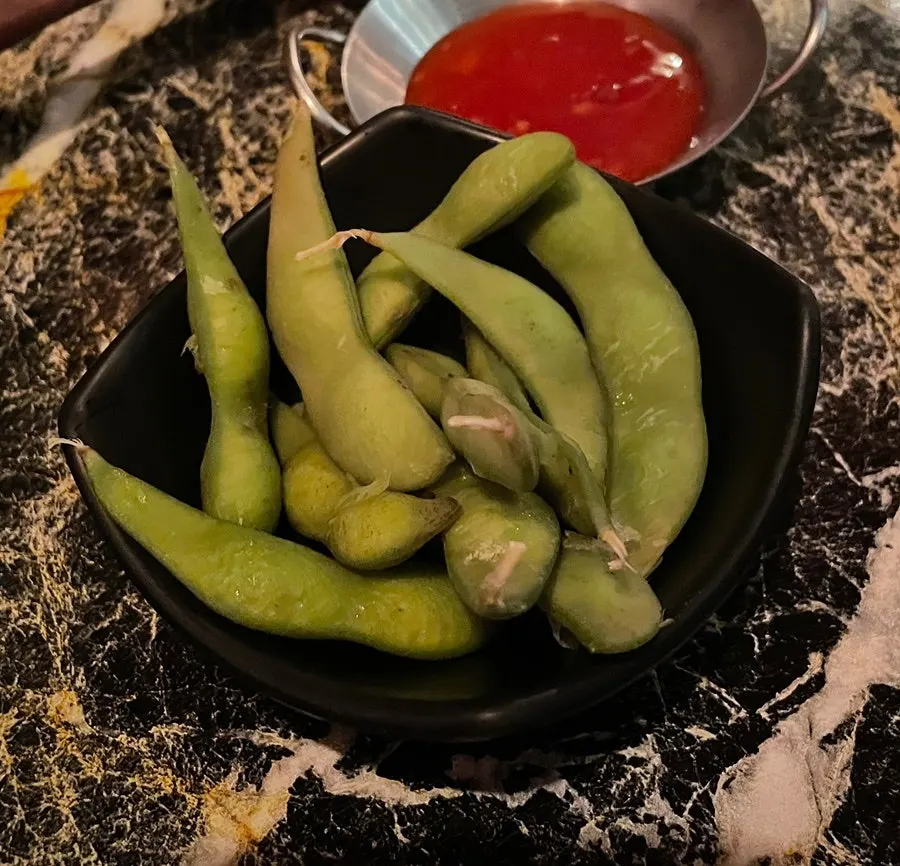 맥주와 함께 나온 기본안주