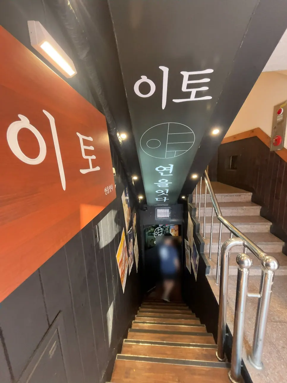 Walking route to Ito near Exit 2 of Konkuk University Station