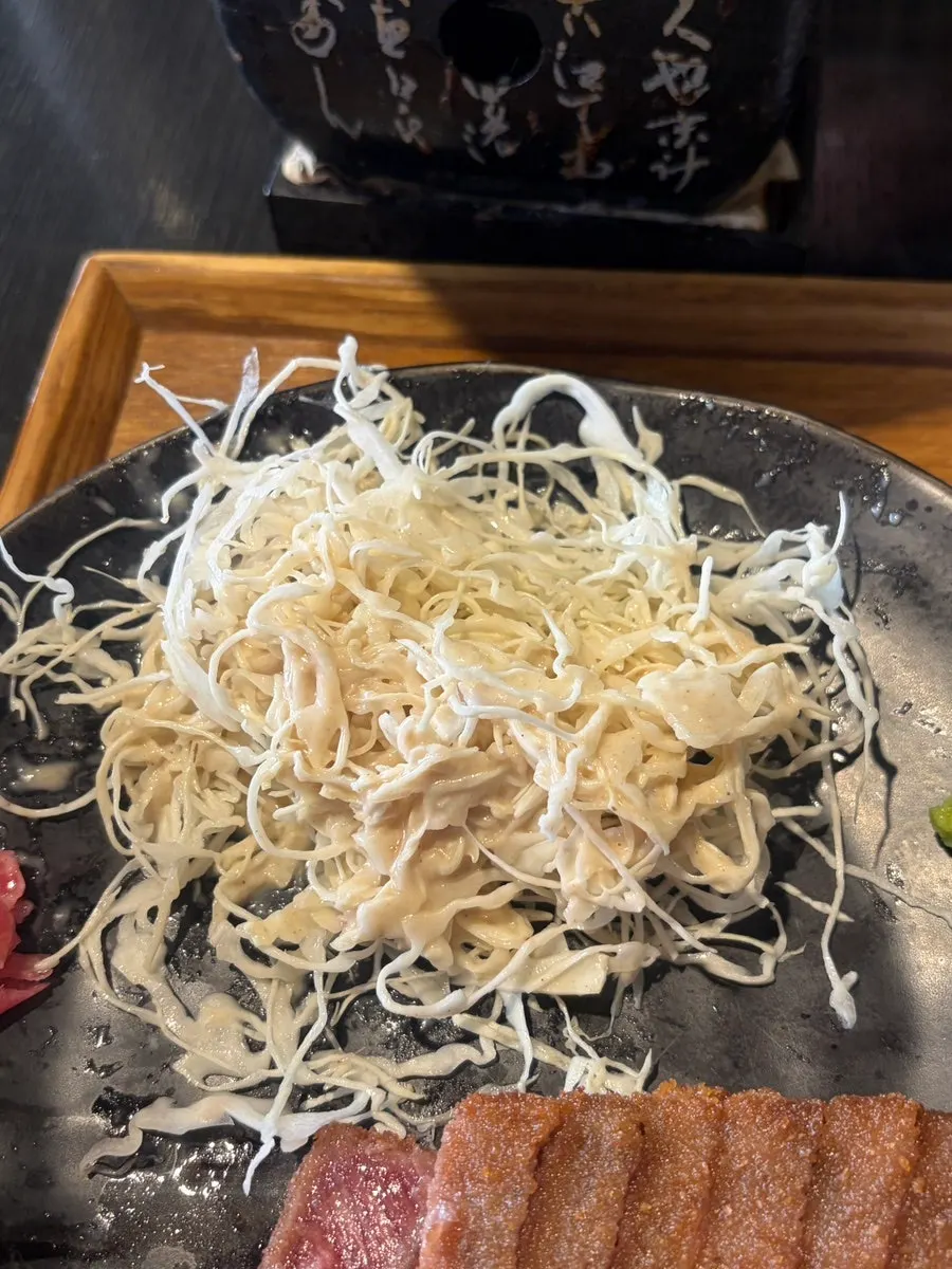 Gyukatsu dipped in special sauce