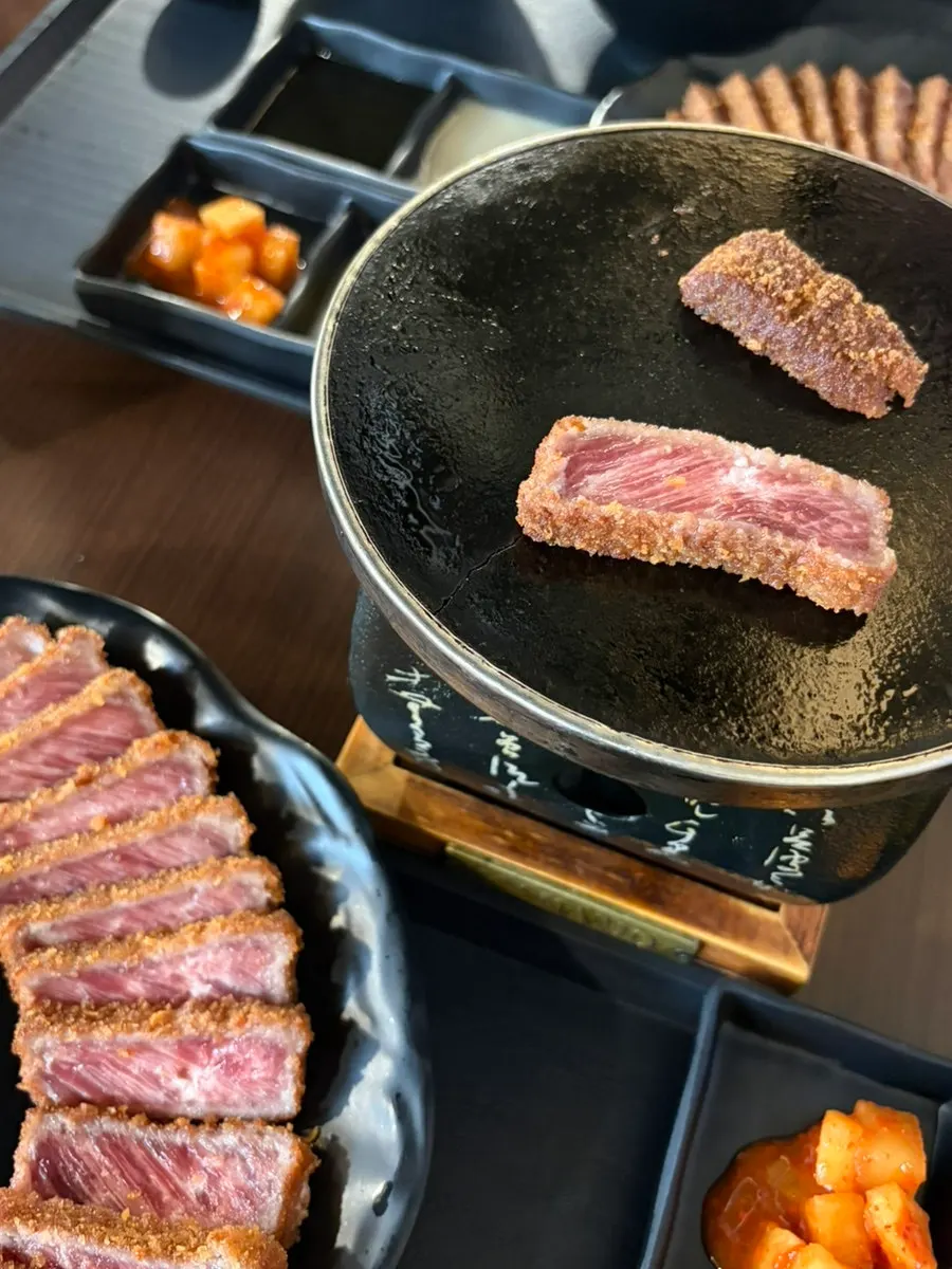 미니 화로 안 고체 연료