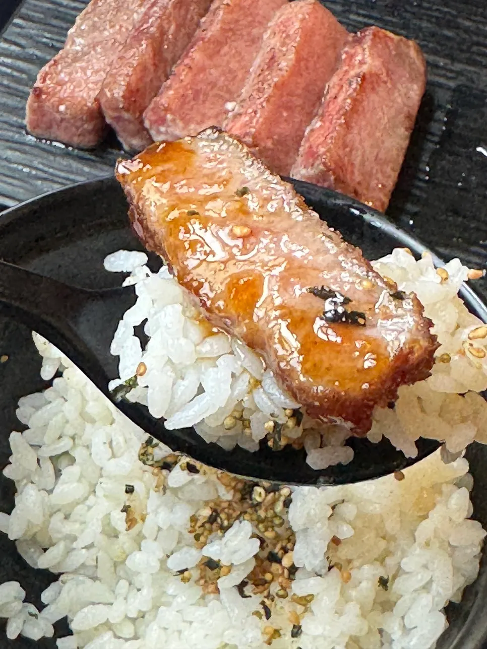 Scene of the meal at Izawa Sharosu-gil Branch