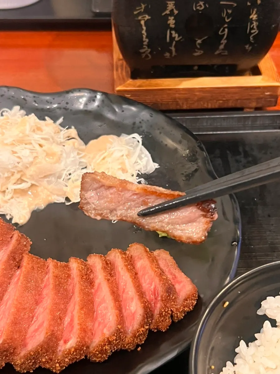 Meat placed on a fresh grill plate