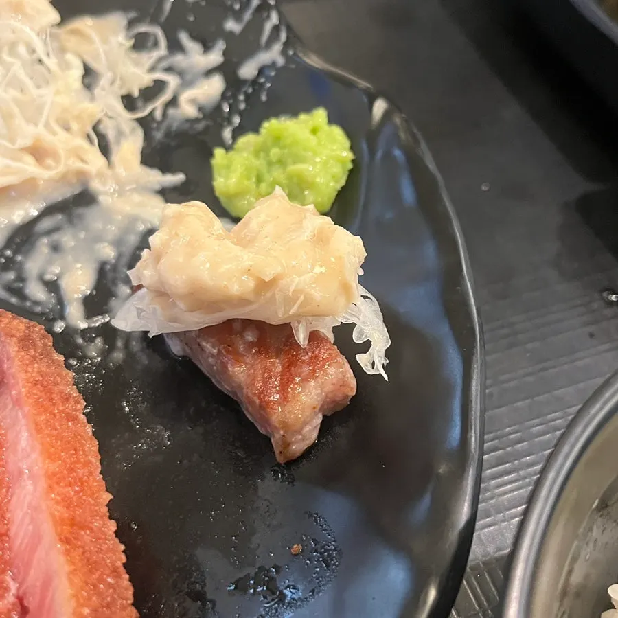 Side dish plate eaten alongside the meat