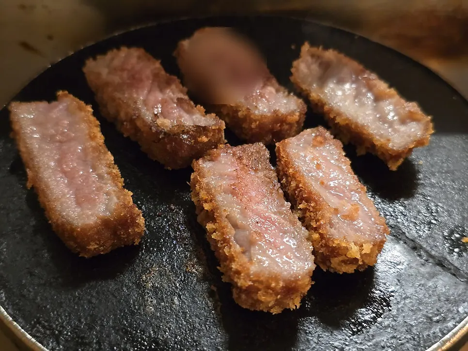 규카츠 정식 한 상 차림