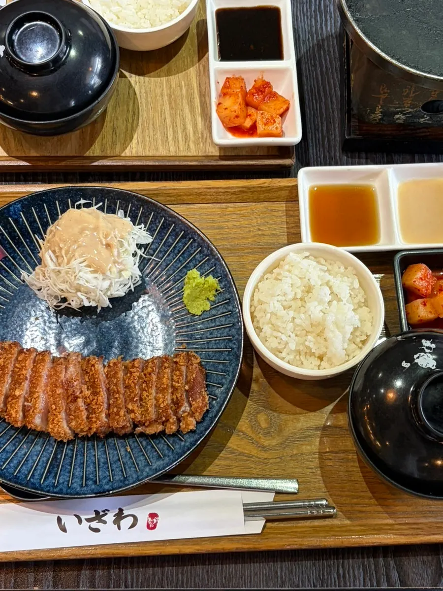 Full gyukatsu set meal