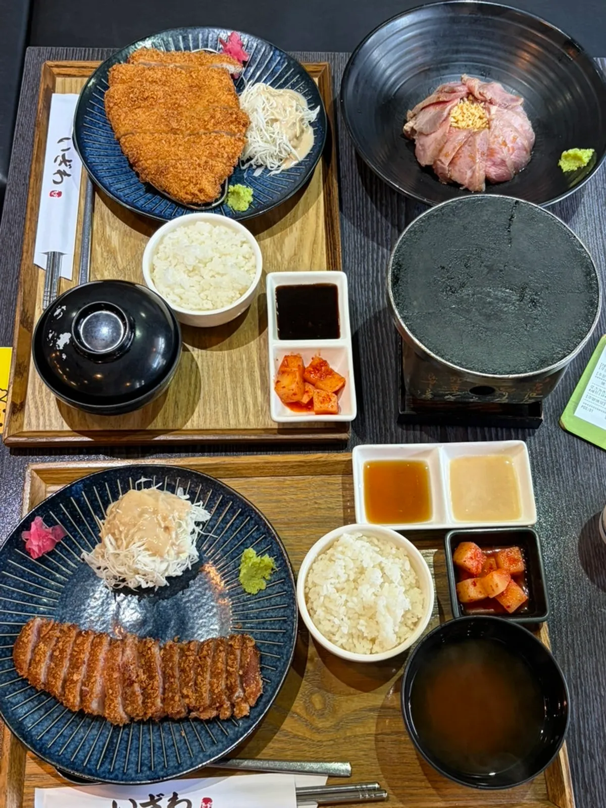 The three dishes ordered between two people