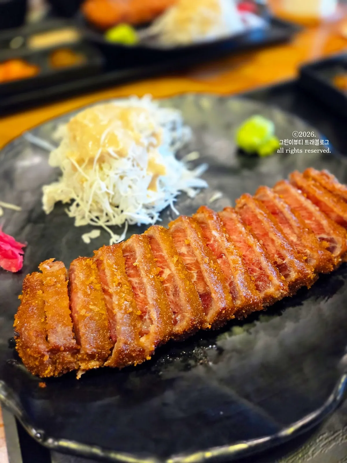 기본 규카츠 정식 한 상